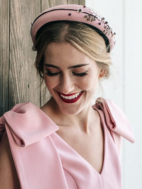 Diademas acolchadas joya sin velo